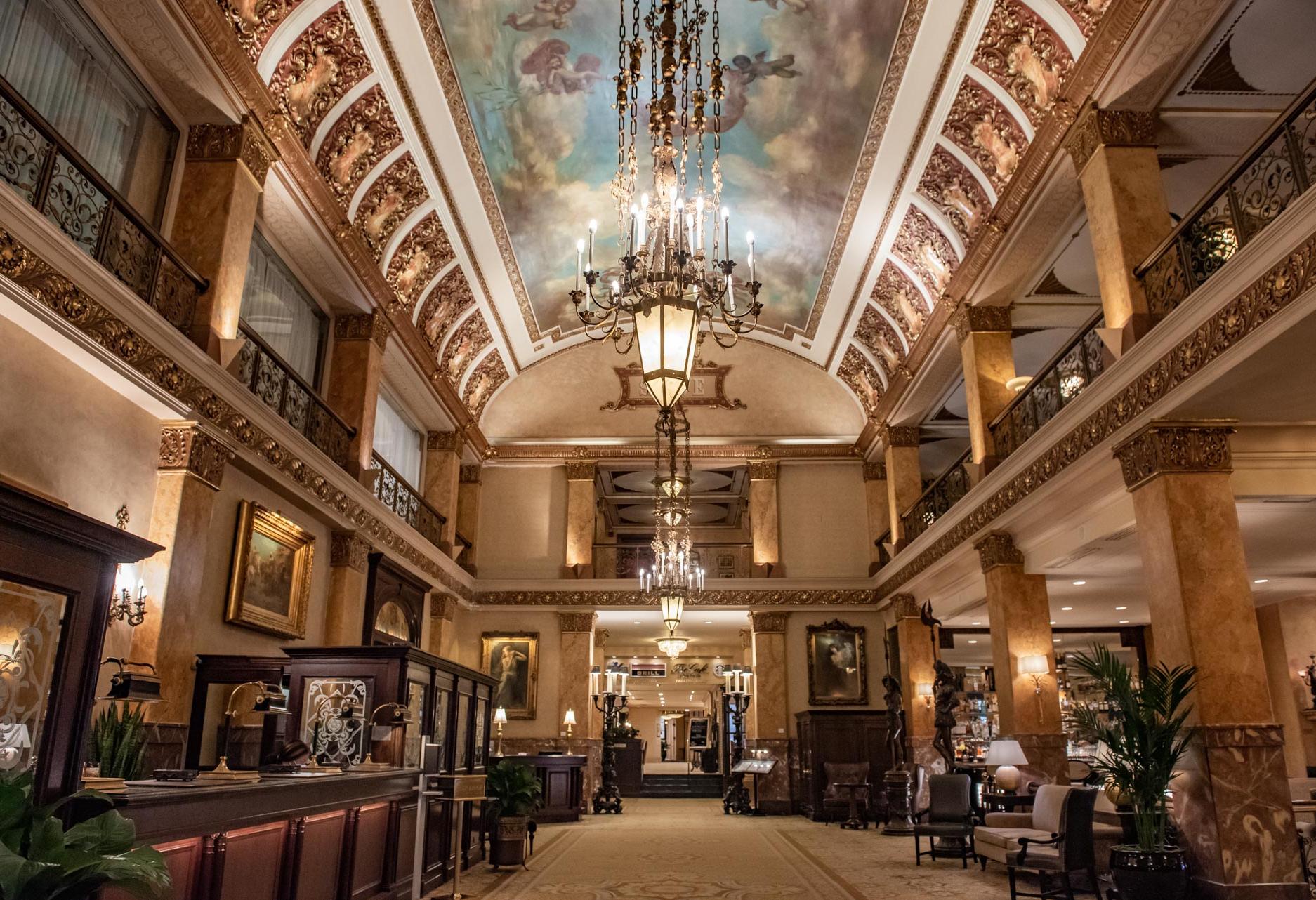 The Pfister Hotel lobby